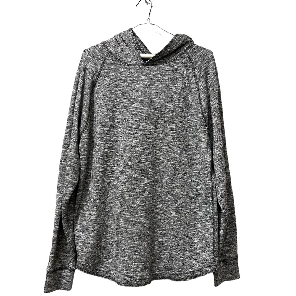 Nordstrom 1901 Men’s Lightweight Hoodie Marbeled Gray Long Sleeve